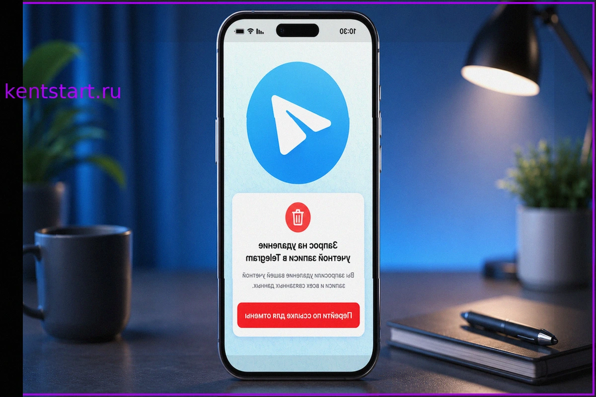 Запрос на удаление учетной записи в Telegram: не переходите по ссылке, это ловушка