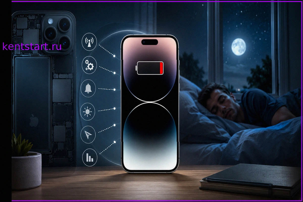 Почему iPhone 17 теряет заряд за ночь и как это исправить