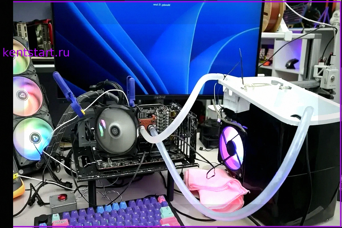 Блогер охладил RTX 3060 с помощью лёдогенератора