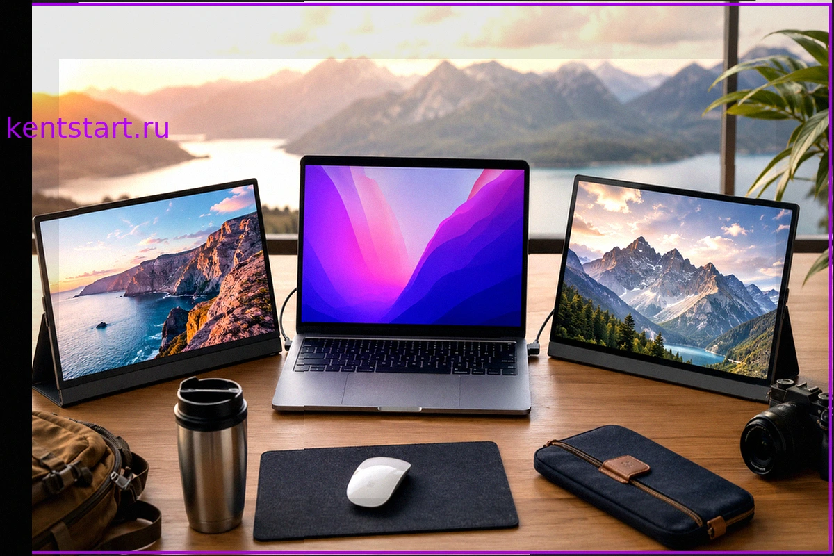 Лучшие портативные мониторы для MacBook в 2026: компактные экраны для путешествий и не только