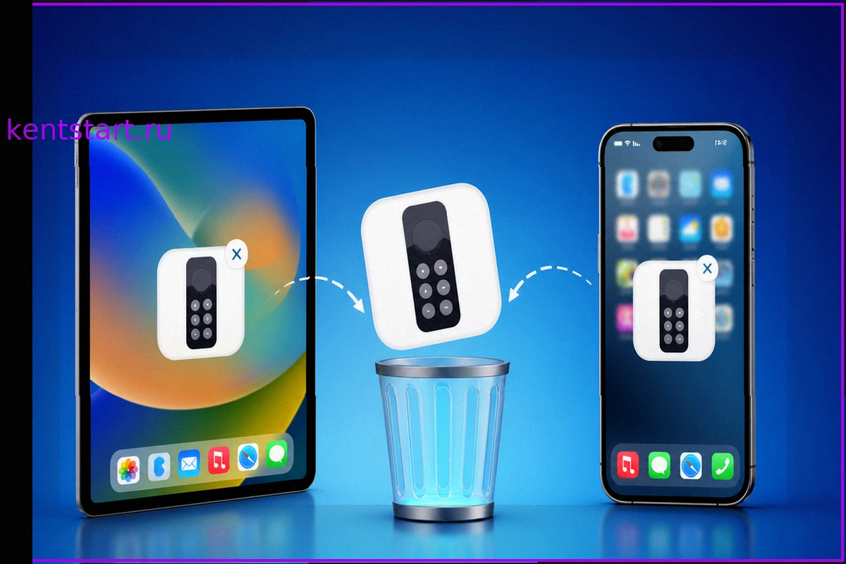 Как Отключить и Убрать Пульт Apple TV Remote с iPhone и iPad