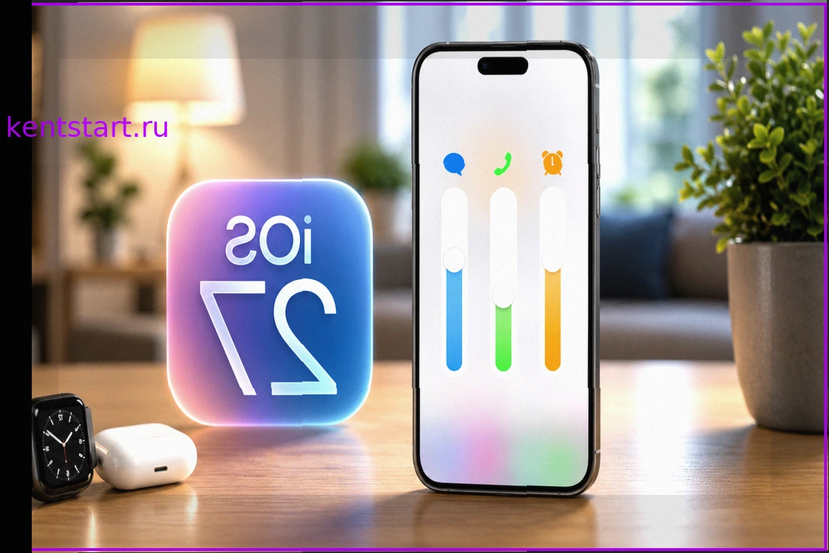 iOS 27: Как настроить разную громкость для будильника, звонка и уведомлений