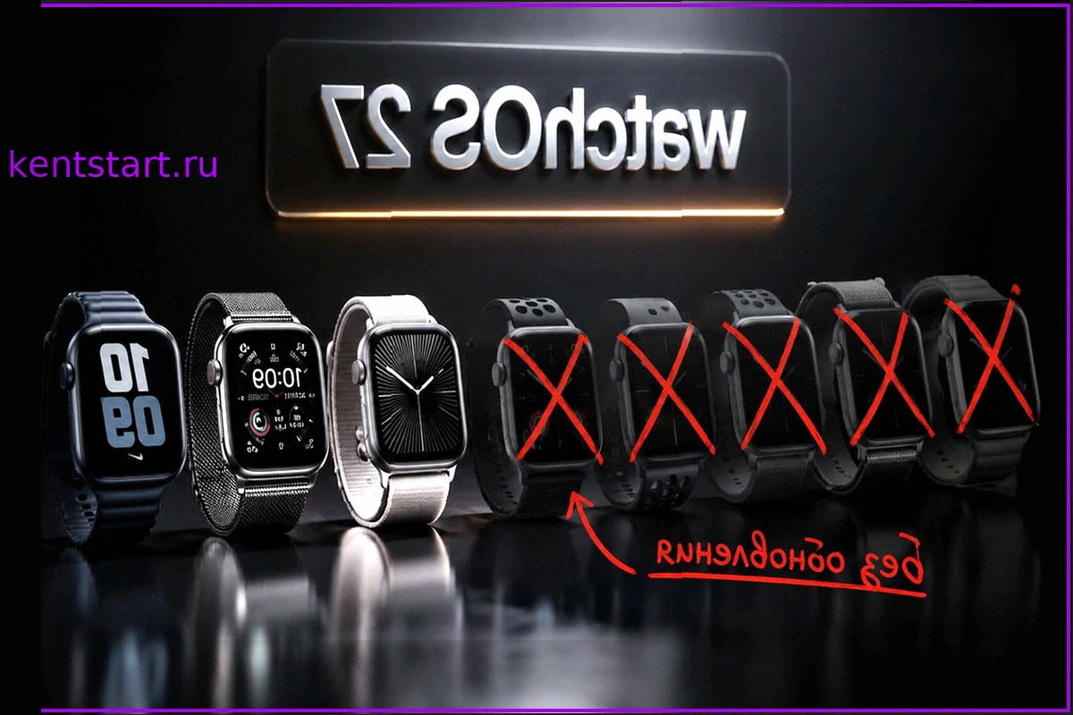 Apple объяснила, почему сразу 5 моделей Apple Watch не получат watchOS 27